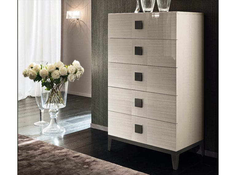 Alf Italia Mont Blanc Bedroom High Gloss - Unique Furniture