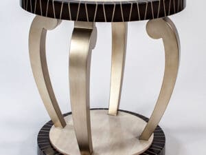 Artmax 36in Champagne Foyer Table