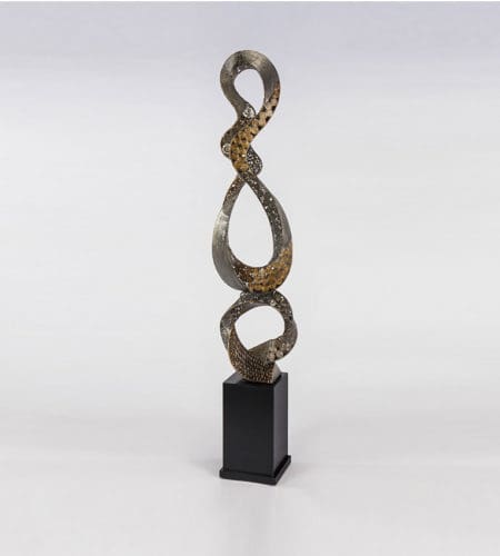 Embellished Loops Floor Sculpture