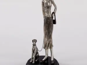 Modern My Lady And The Dog Sculpture