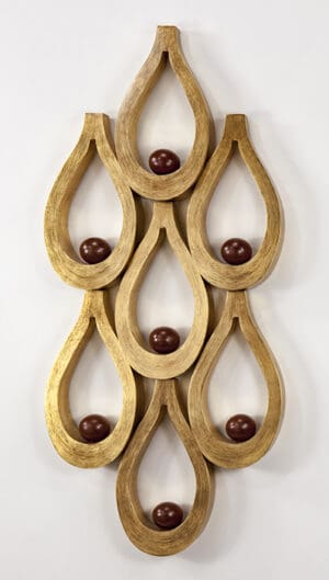 Artmax Gold 25x56 3D Wall Sculpture