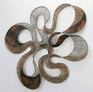 Variations of Metallic Tones 3D Wall Sculpture