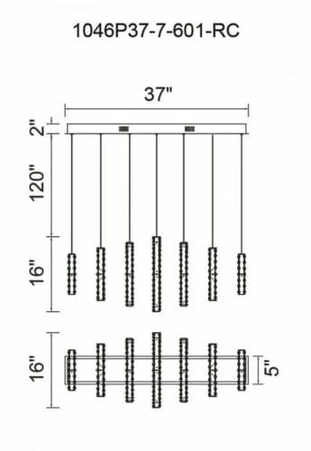 Celina Collection LED Chandelier