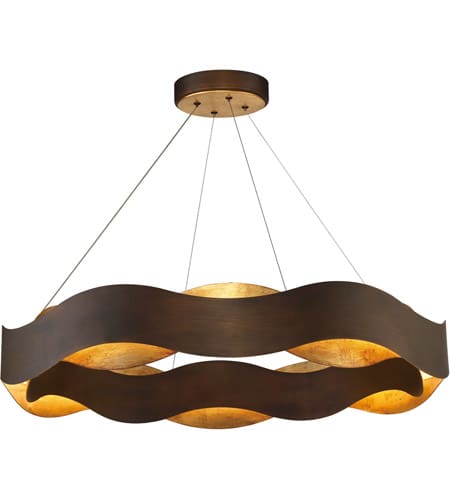 modern bronze chandelier