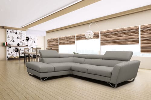 nicoletti sparta italian leather sectional sofa