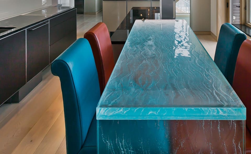Thinkglass Thermoformed Glass Bar Countertops Unique Furniture