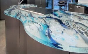 thermoformed glass Kitchen Countertop