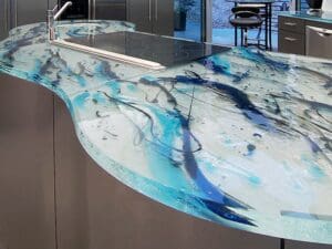 thermoformed glass Kitchen Countertop