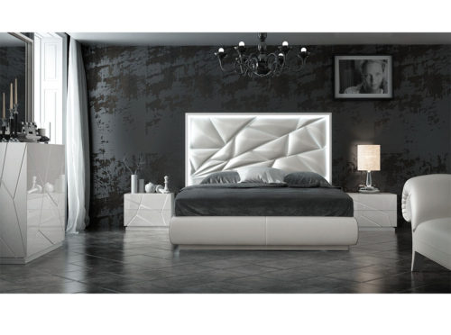 5pc Futuristic Kiu Bedroom set - Unique Furniture