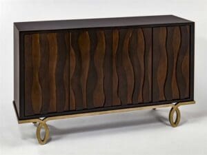 Dark Cherry console cabinet0
