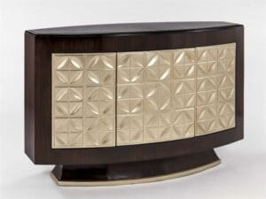 Sable Champagne Console Cabinet0