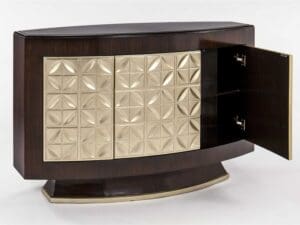 Sable Champagne Console Cabinet2