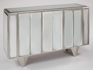 Silverleaf mirrored cabinet
