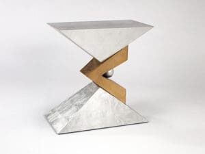 Copper Gold Console Table1