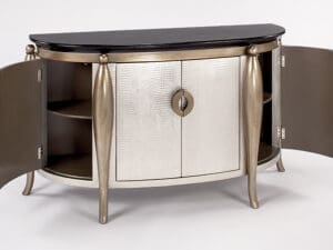 Old Gold Silver Console Cabinet0 Old Gold Silver Console Cabinet0