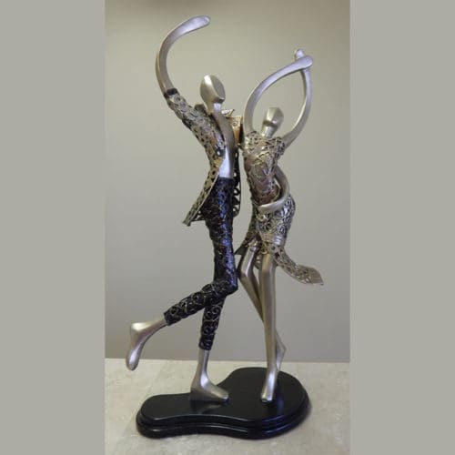 Salseros Dance Couple Sculpture