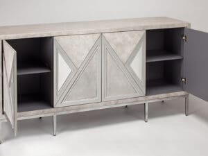 Sandy Silver Console Cabinet2