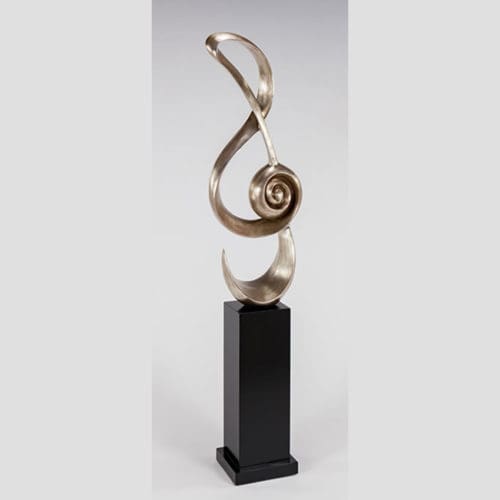 Treble Clef Floor Sculpture
