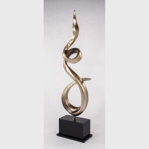 Twisted Flame Floor Sculpture