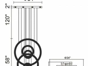 Rings LED Chandelier1