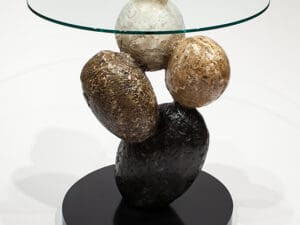 Artmax 27in Stone End Table2