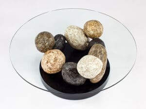 Artmax 44in Stone Coffee Table2