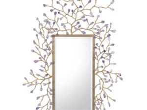 Budding Amethyst Mirror