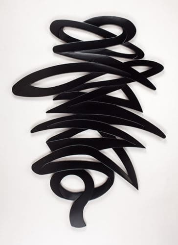 Artmax Black Strokes Wall Art