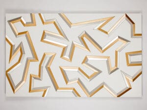 Artmax Gold Lines Wall Art2