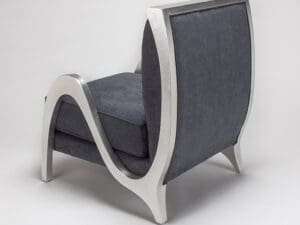 Artmax Grayish Blue Upholstery Chair1