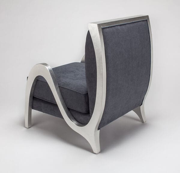Artmax Grayish Blue Upholstery Chair