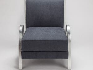 Artmax Grayish Blue Upholstery Chair2