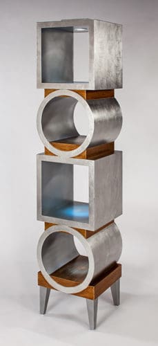 Artmax Silver Gold Etagere