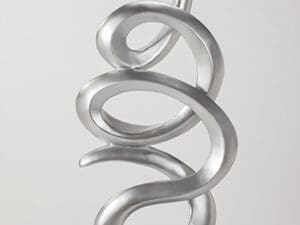 Artmax Silver Loops Floor Sculpture1