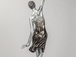 Artmax Silver Woman Floor Lamp1