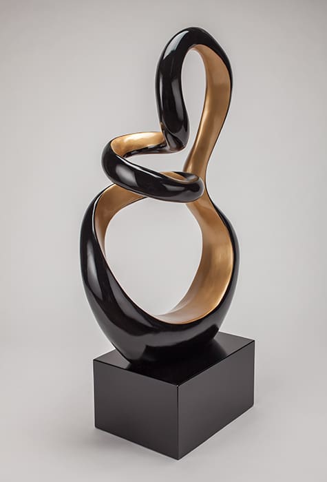 Artmax Black Gold Sculpture