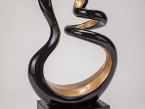 Artmax Black Gold Sculpture2