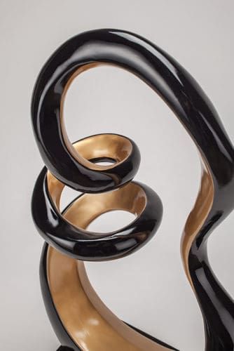 Artmax Black Gold Sculpture