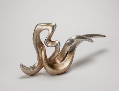 Artmax Champagne Silver Sculpture