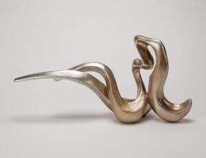 Artmax Champagne Silver Sculpture