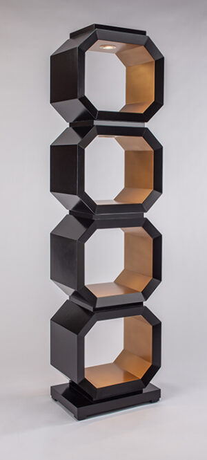 Artmax Furniture 2706-C1 Etagere black