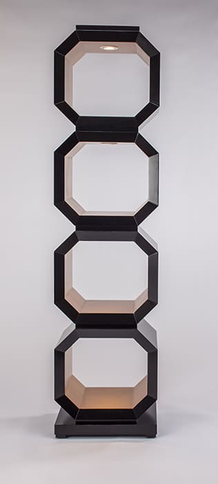 Artmax Furniture 2706-C1 Etagere black
