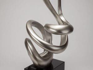 Artmax Silverleaf Black Sculpture1