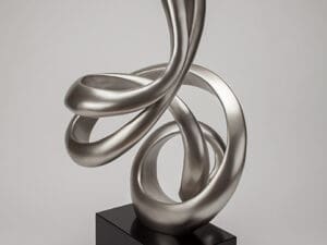 Artmax Silverleaf Black Sculpture2