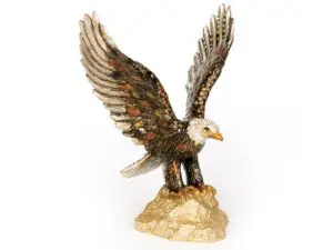Jay Strongwater Lincoln Eagle Figurine