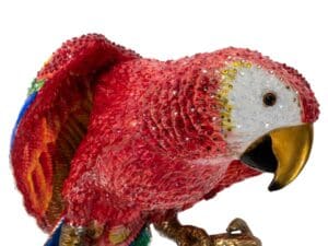 Jay Strongwater Skylar Macaw Figurine3