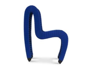 Seat Belt Dining Chair Blue Black3