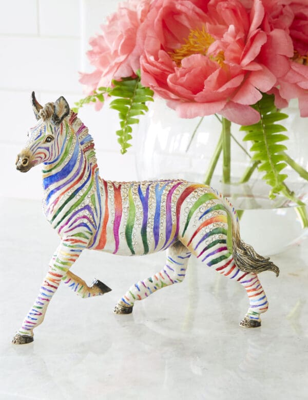 Jay Strongwater Ansel Zebra Figurine
