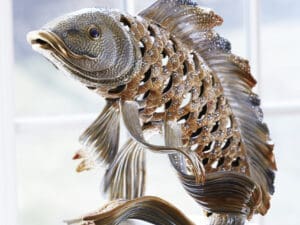 Jay Strongwater Asagi Koi Fish Figurine1 scaled