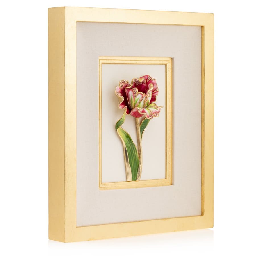 Luxurious Jay Strongwater Brooke Tulip Wall Art SHW3327-256 - Unique ...